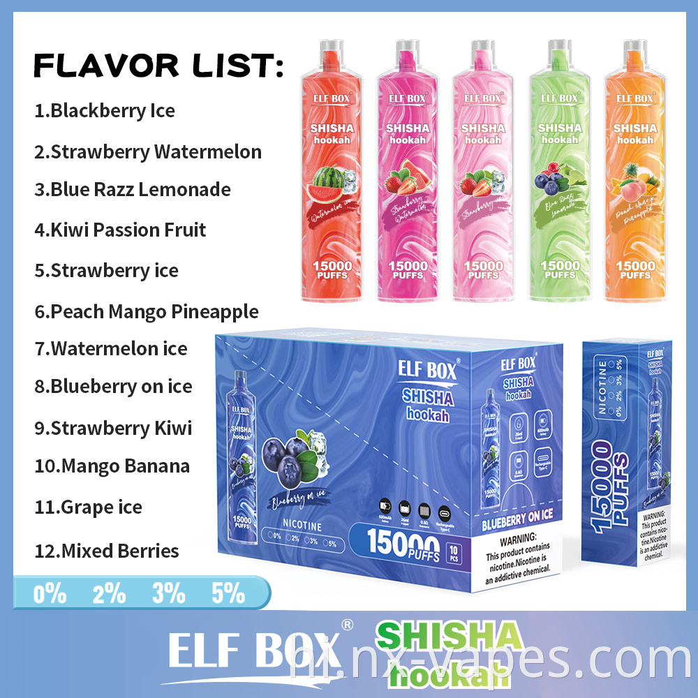 Elf Box Shisha 15000